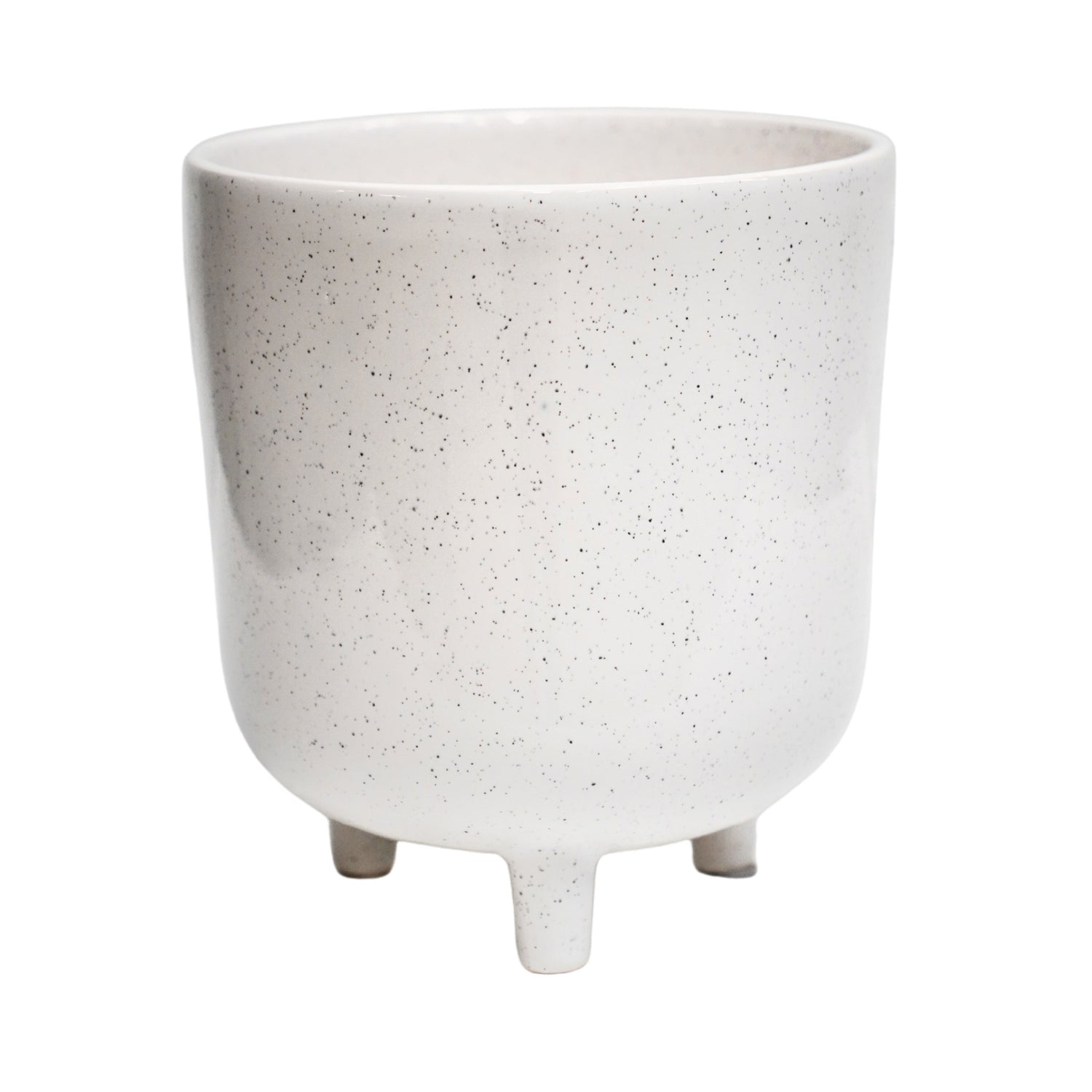 Alfta Ivory Speckled Planter Medium - Medium - Skandi London