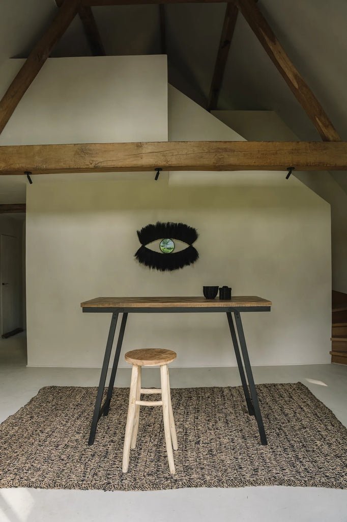 The Seagrass Carpet - Natural Black - 180x240 - Skandi London