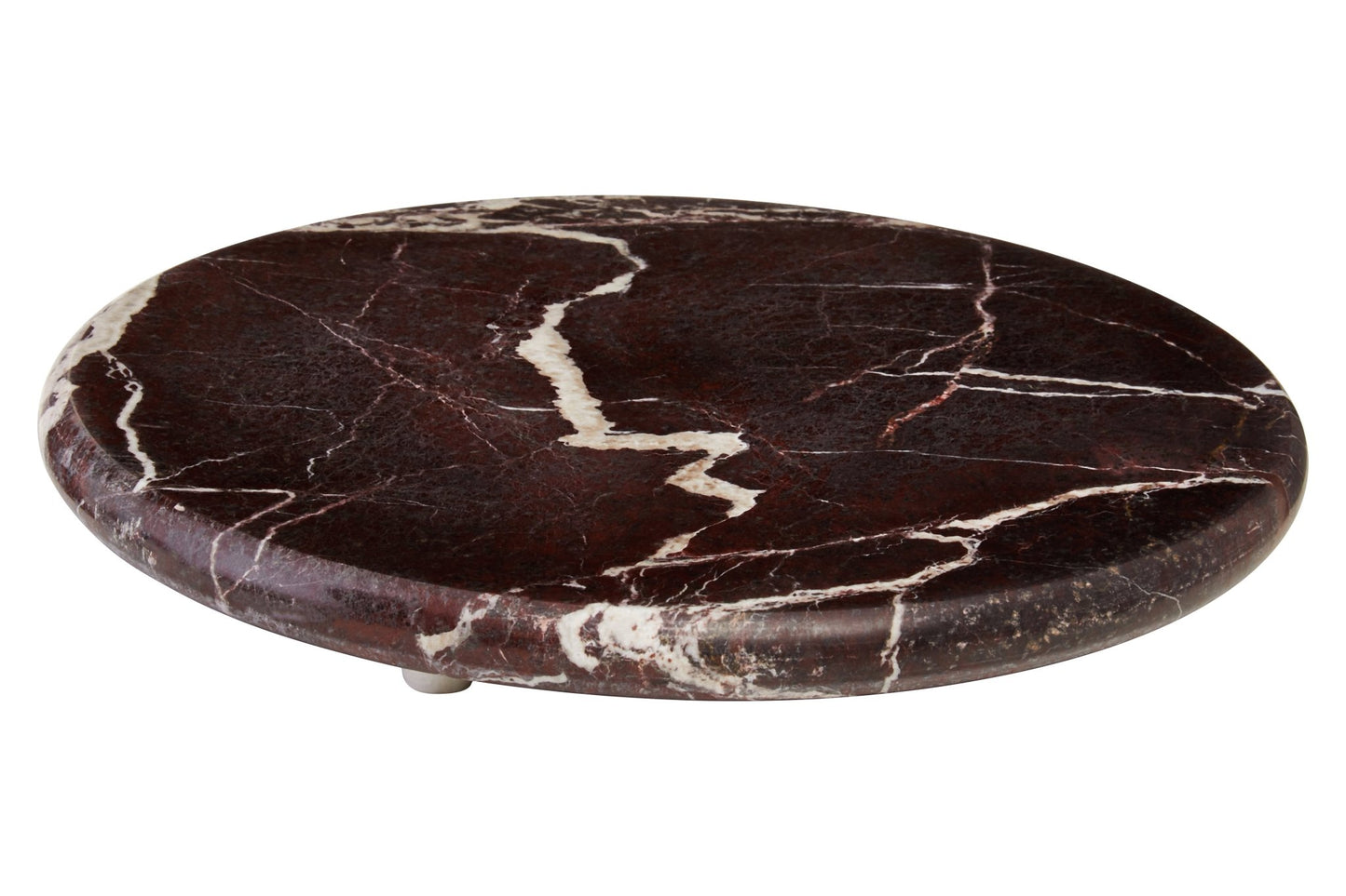 Vida Red Marble Round Chopping and Serving Board - Skandi London