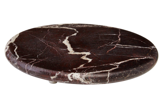Vida Red Marble Round Chopping and Serving Board - Skandi London