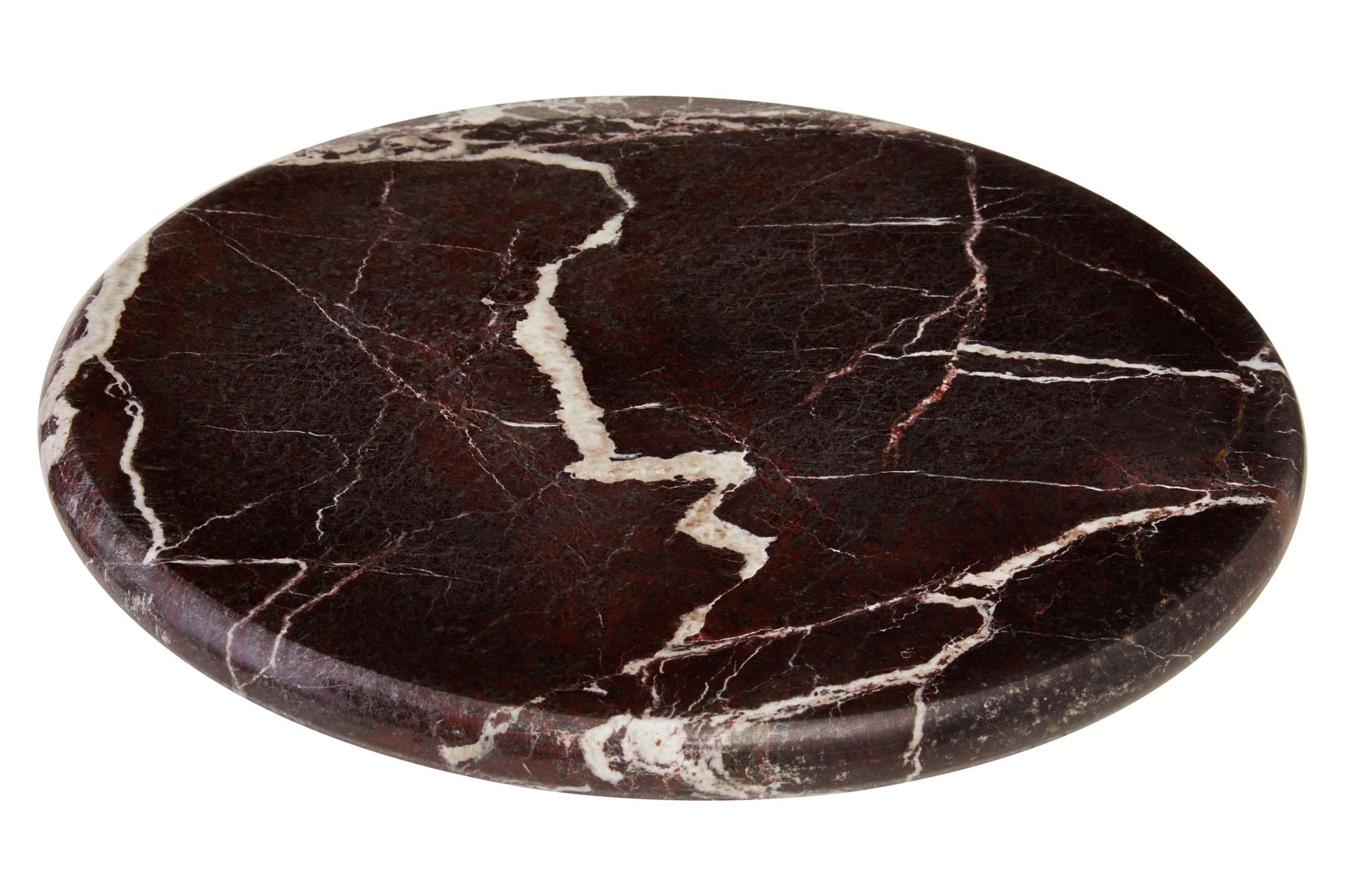 Vida Red Marble Round Chopping and Serving Board - Skandi London