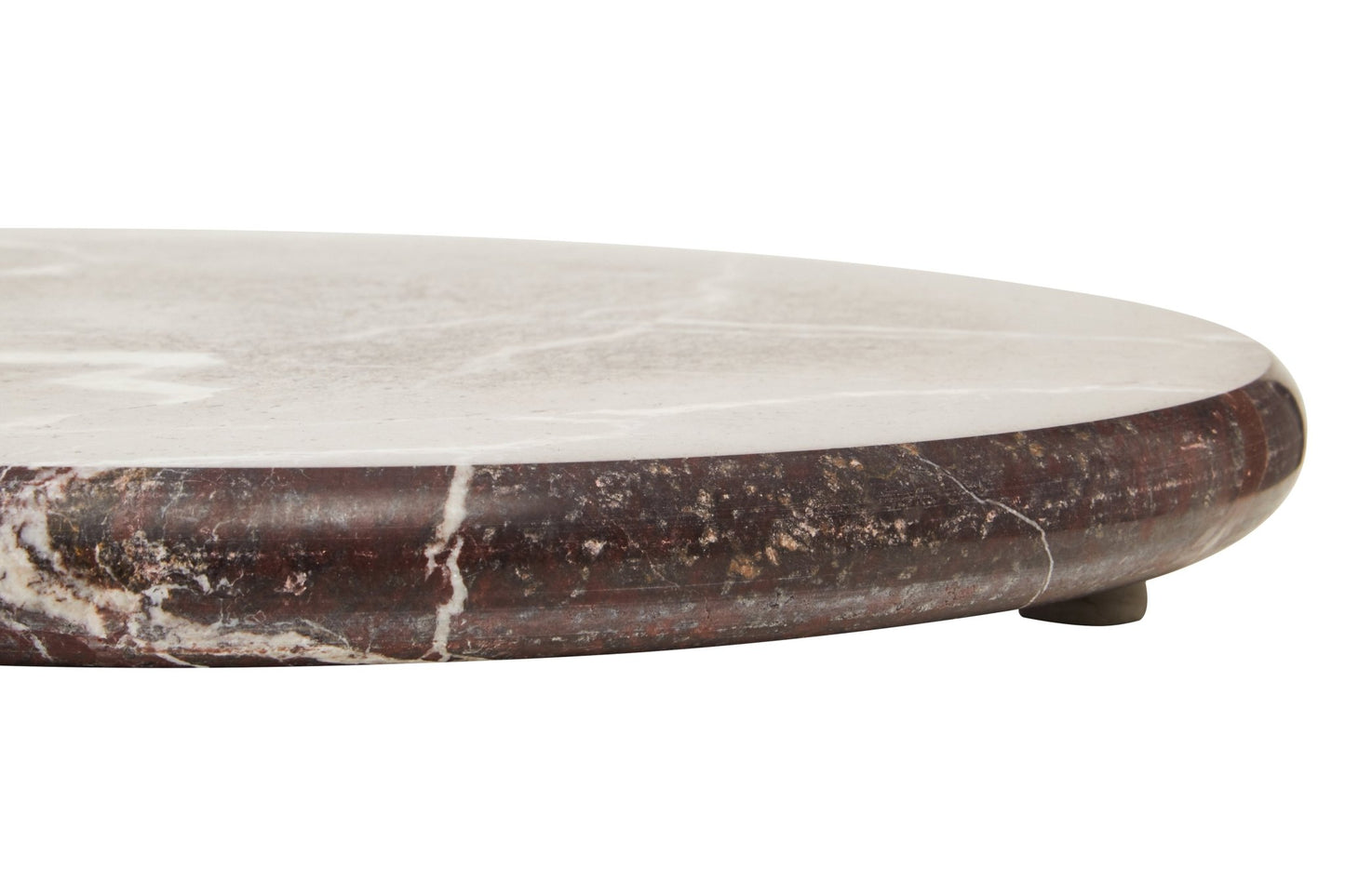 Vida Red Marble Round Chopping and Serving Board - Skandi London