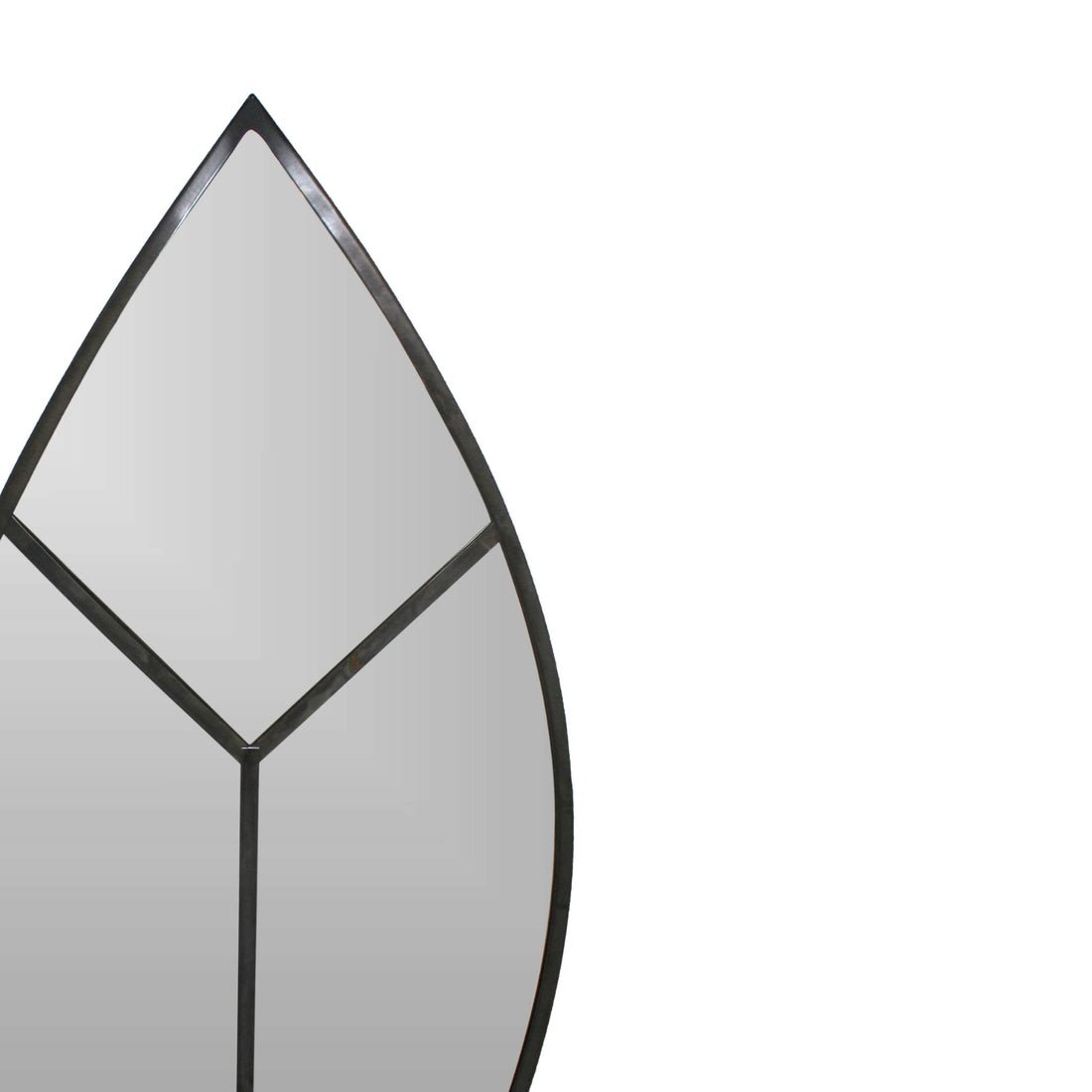 Syrin Arch Outdoor Mirror Natural Black - Skandi London