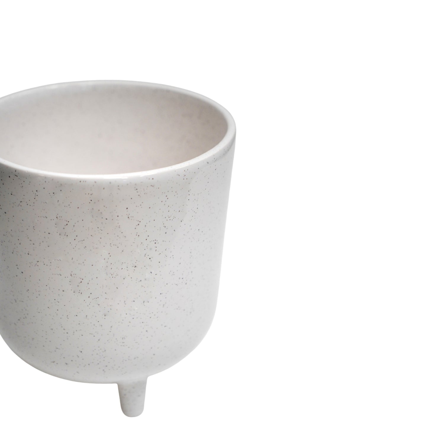 Alfta Ivory Speckled Planter Medium - Medium - Skandi London