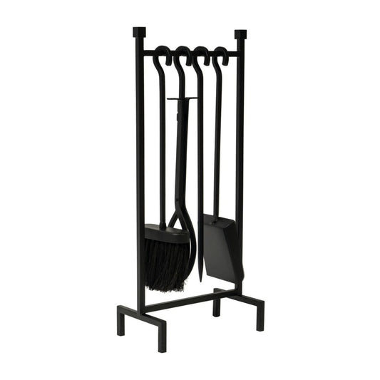 Horsens Iron Hanging Rack Fireside Companion Set - Skandi London