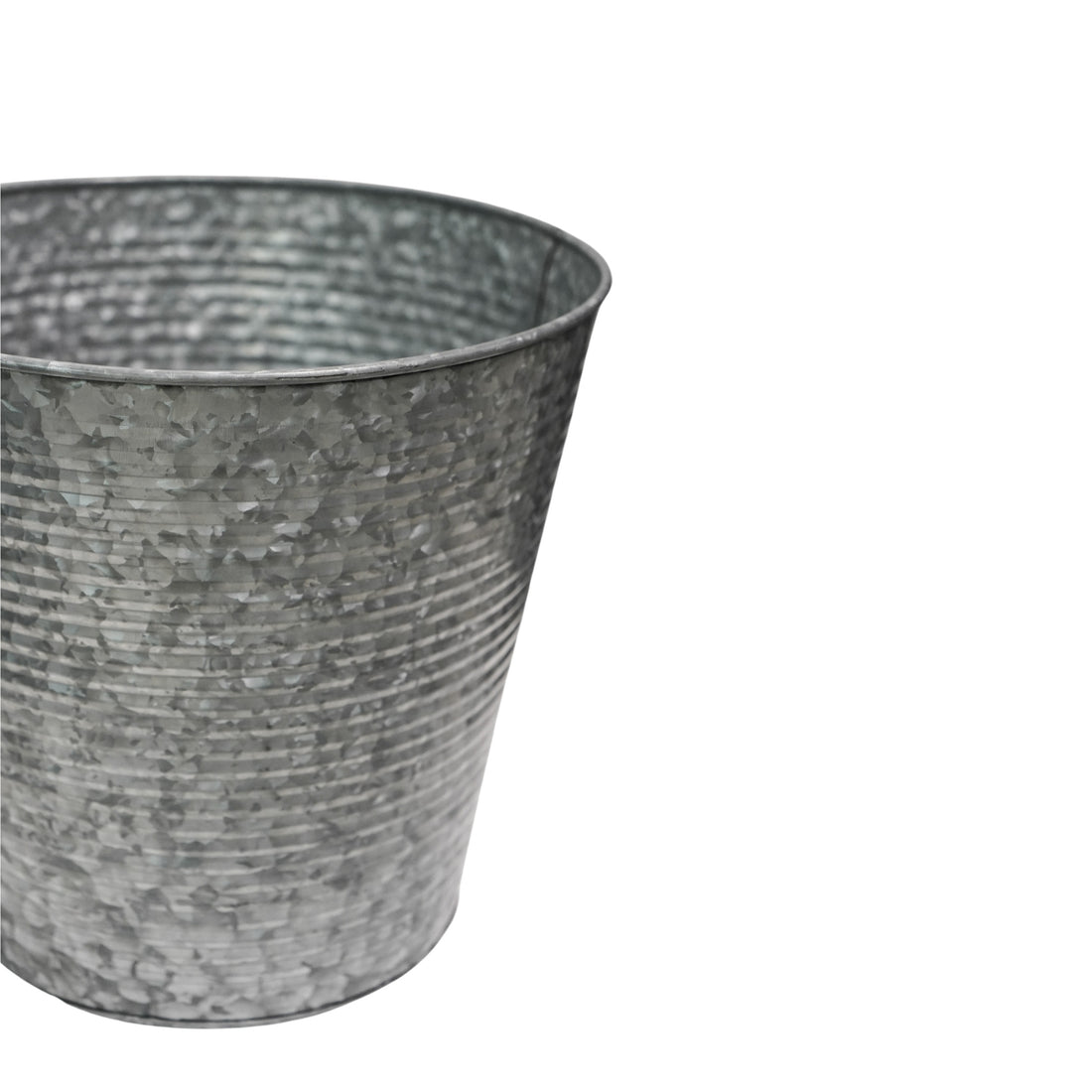 Wolter Galvanised Planter - Medium - Skandi London