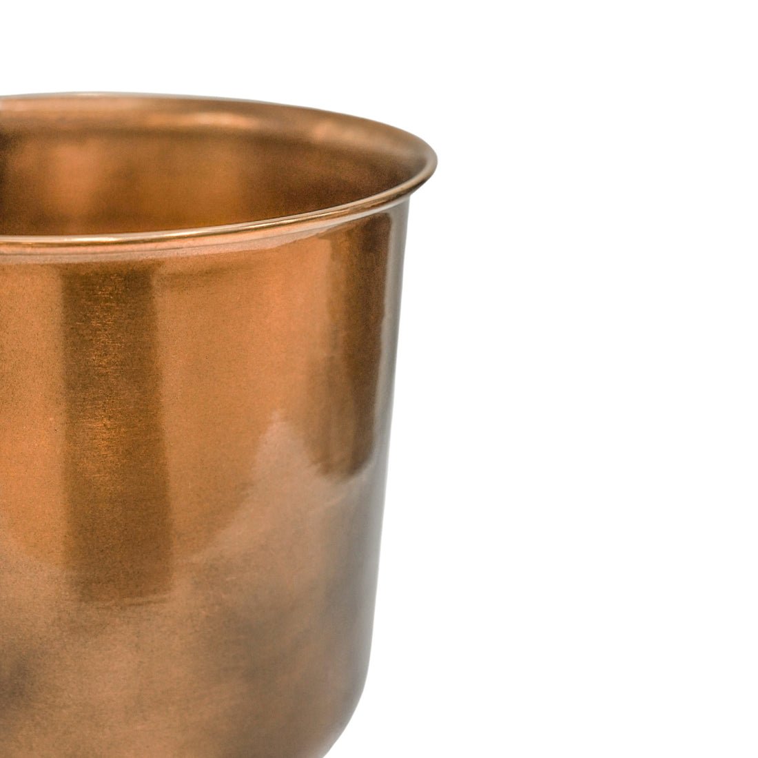 Outdoor Ulrica Copper Metal Planter - Large - Skandi London