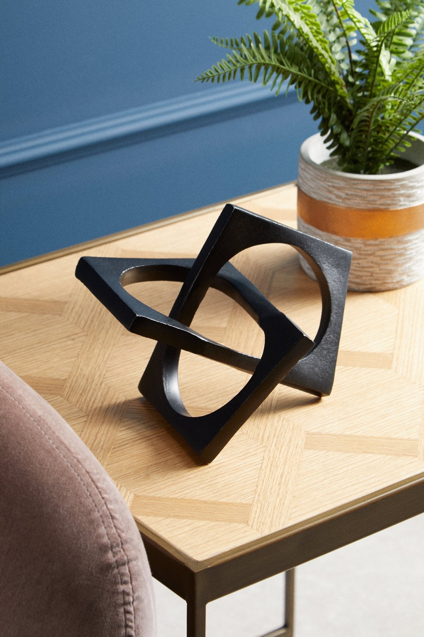 Maja Black Finish Sculpture - Skandi London