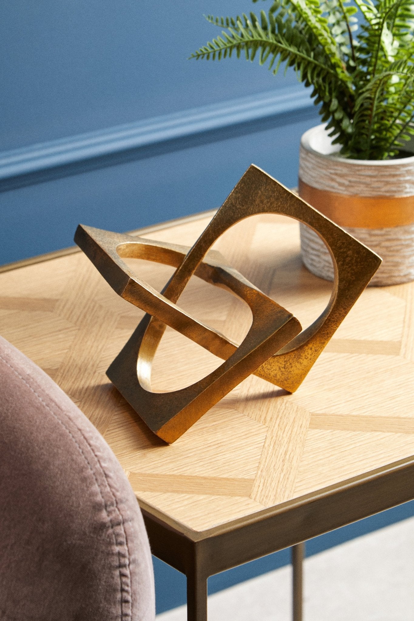 Maja Gold Finish Sculpture - Skandi London
