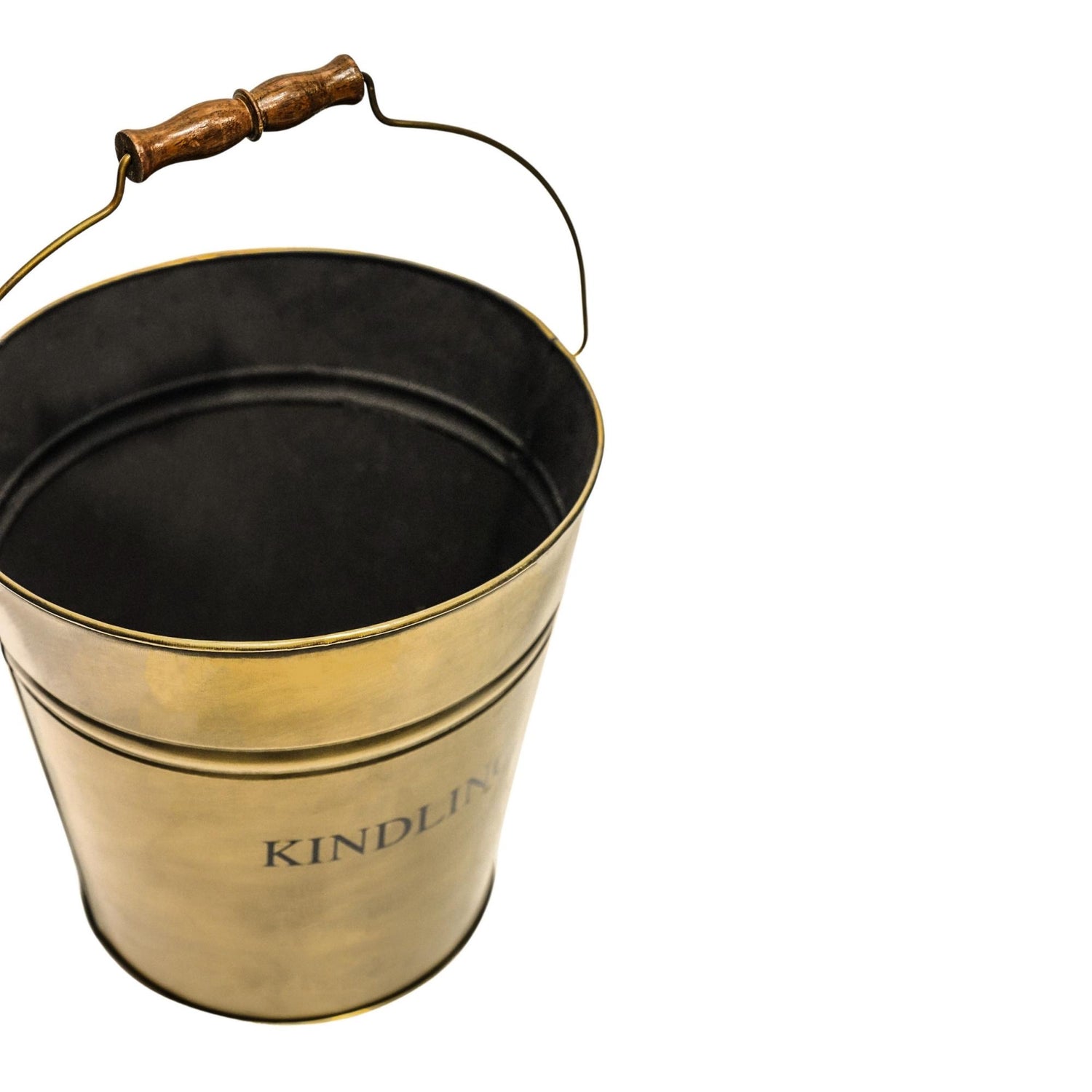 Horten Brass Kindling Bucket - Skandi London