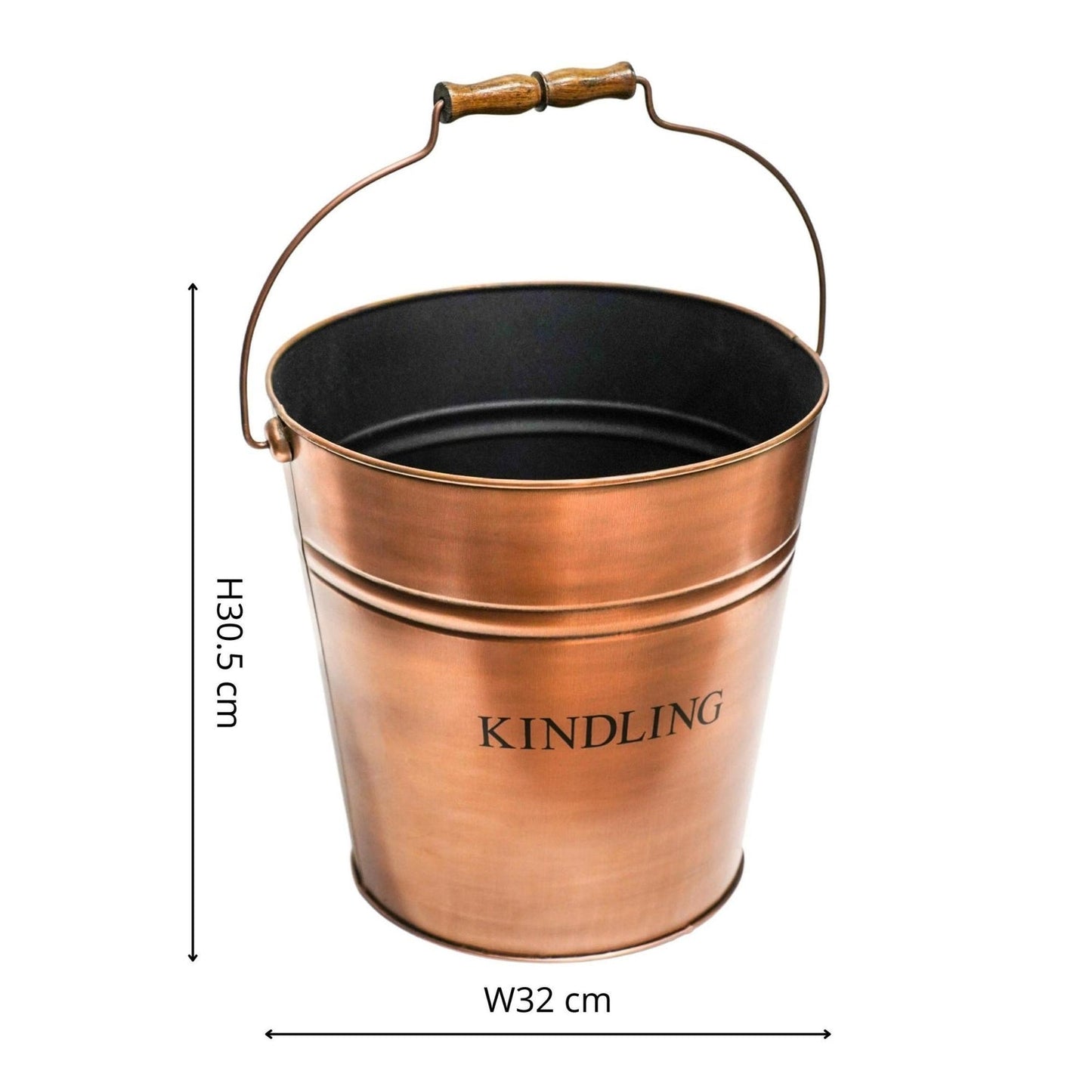 Hjoerring Copper Kindling Bucket - Skandi London