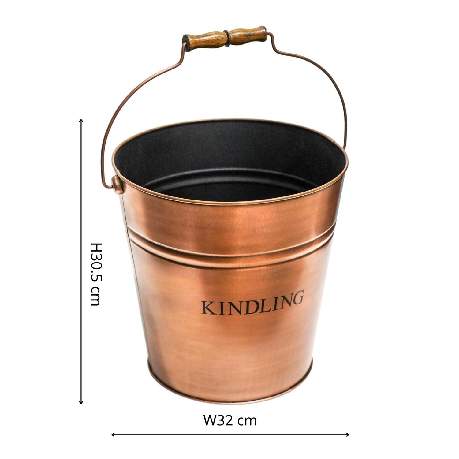 Hjoerring Copper Kindling Bucket - Skandi London