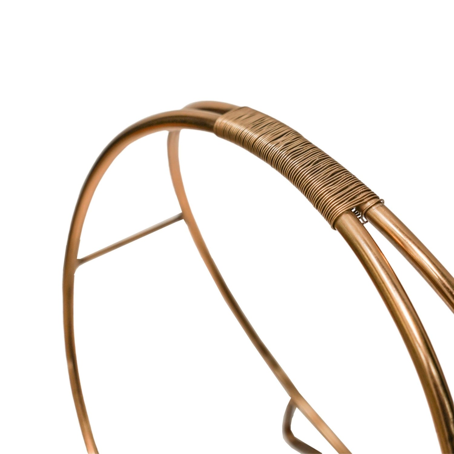 Hinner Round Copper Log Holder - Skandi London