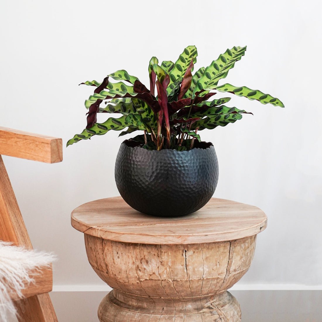 Ulrik Hammered Bowl Black/Copper - Medium - Skandi London