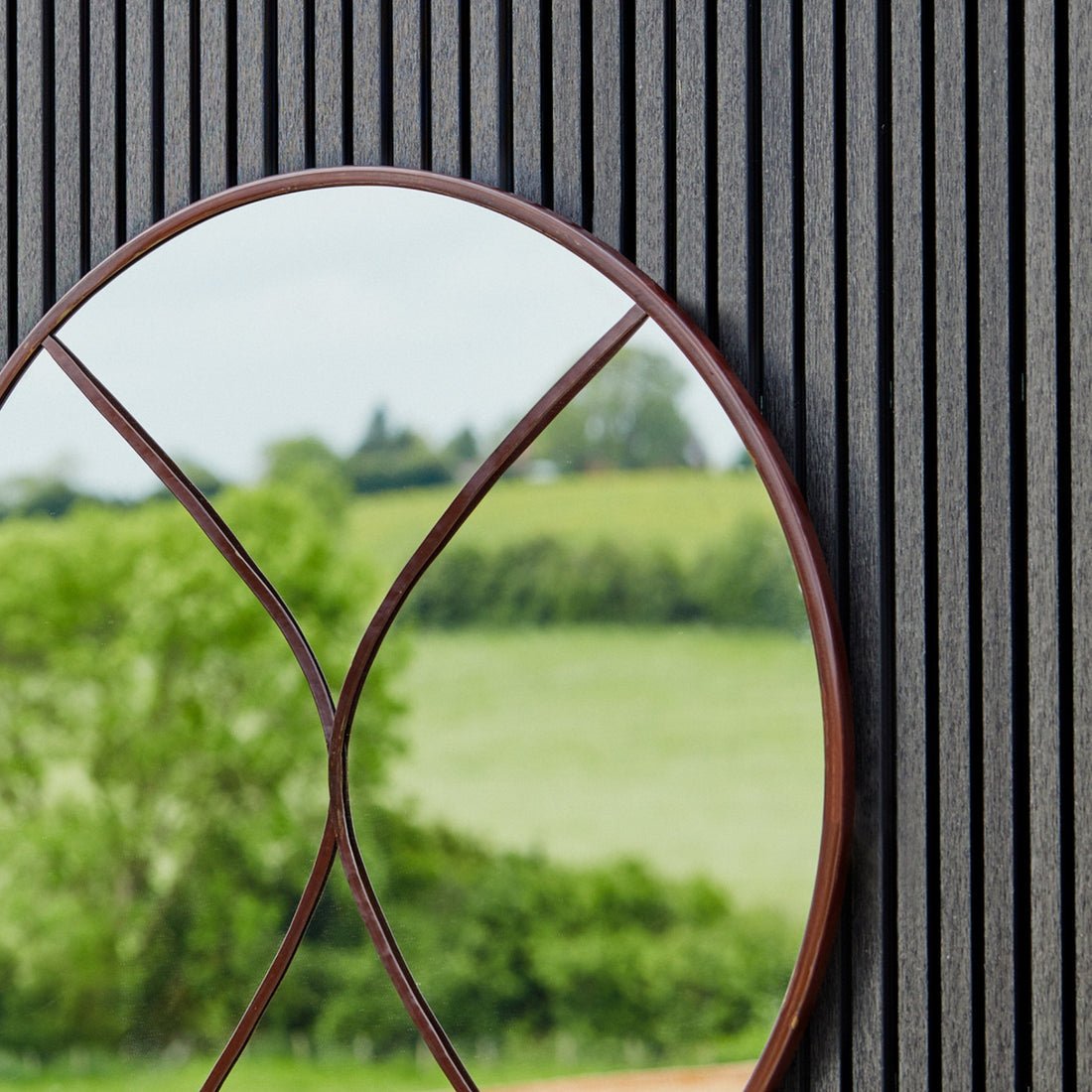 Wolter Outdoor Mirror Natural Rust - Skandi London
