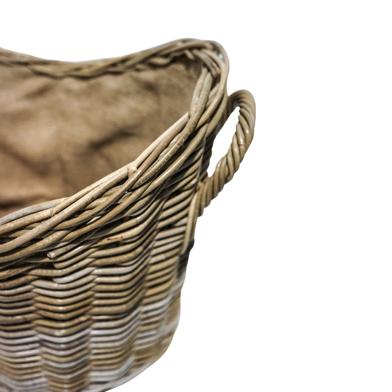 Esbjerg Log Basket Oval with Lining - Skandi London