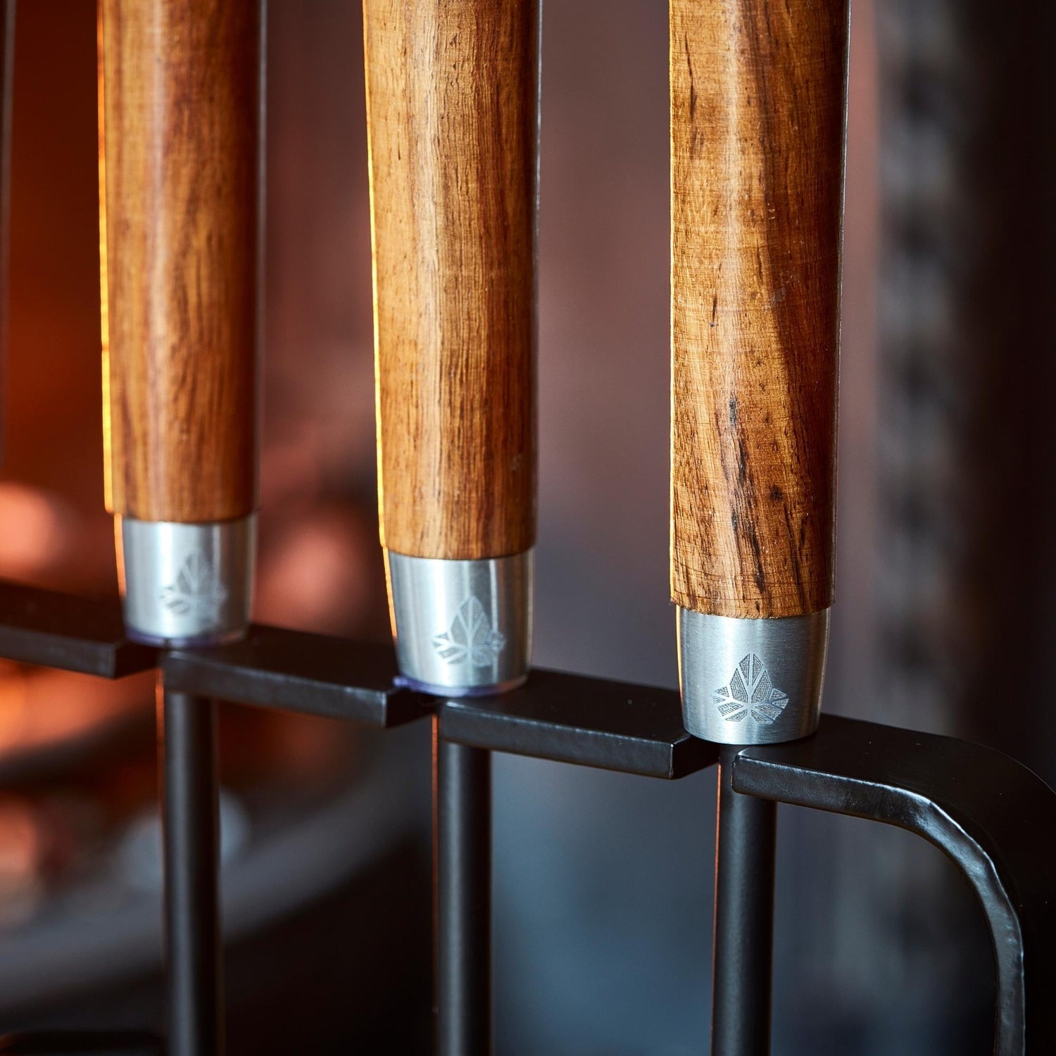 Haslev Wooden Handle Square Companion Set - Skandi London