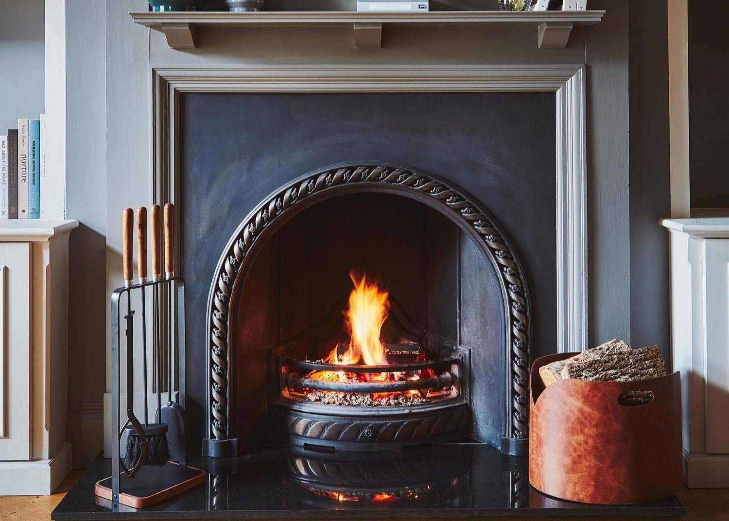 Haslev Wooden Handle Square Companion Set - Skandi London