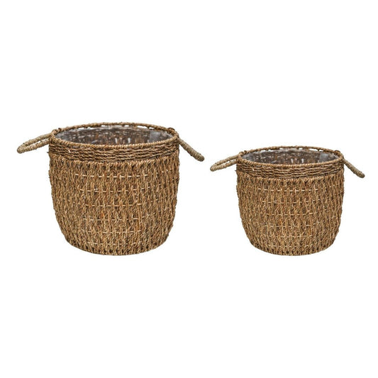 Valde Lined Basket Natural - Skandi London