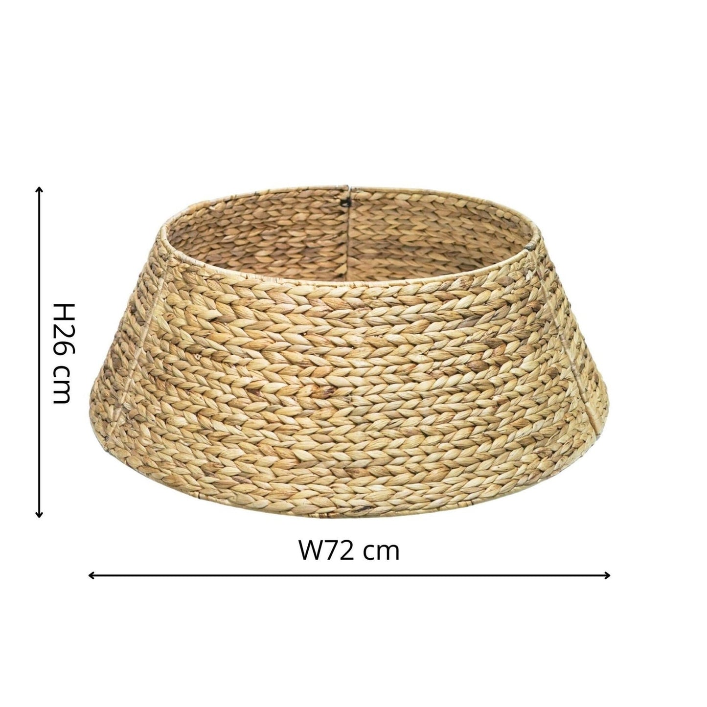 Helliis Water Hyacinth Foldable Round Tree Skirt Large - Large - Skandi London