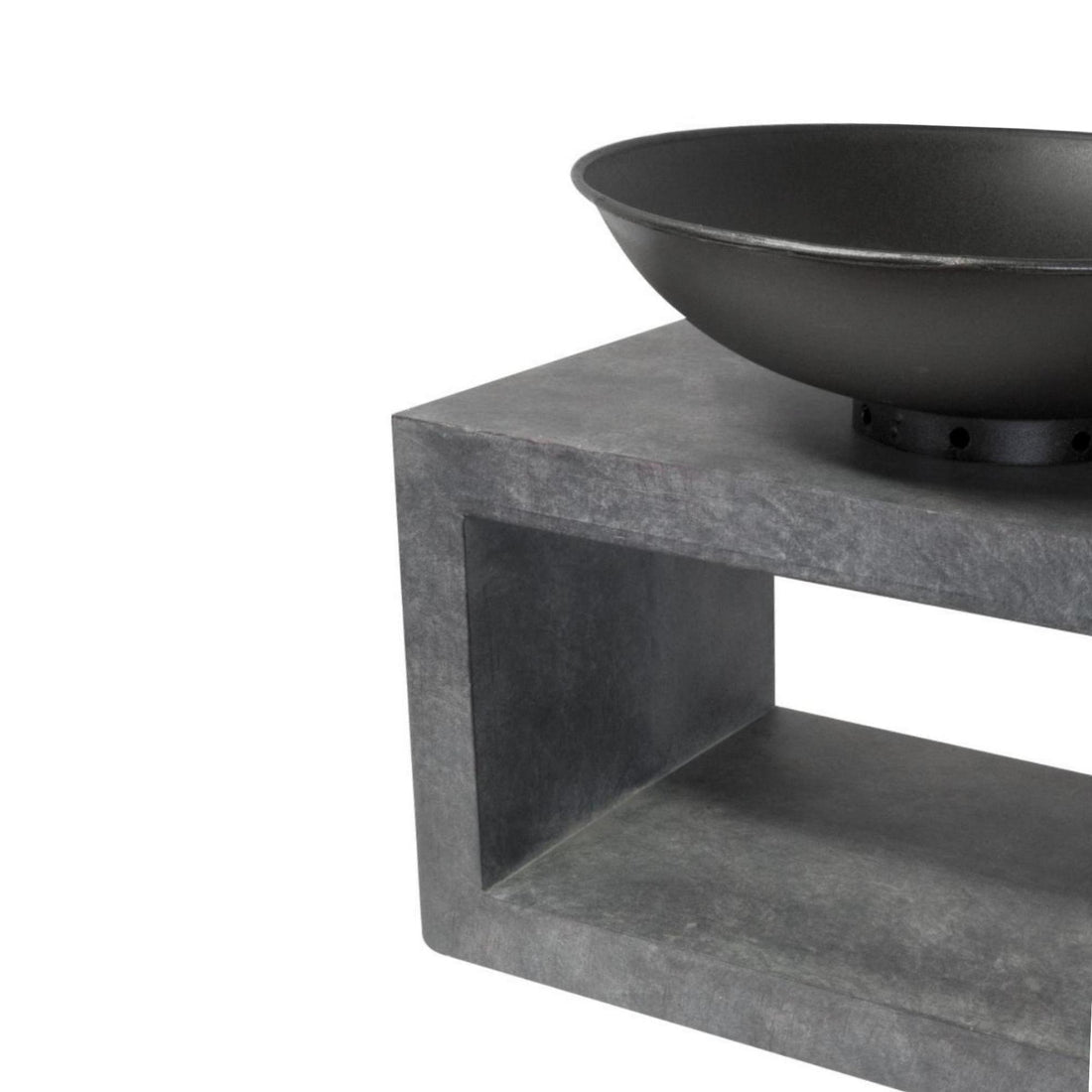 Tyw Fire Pit & Rectangle Console Cement - Skandi London