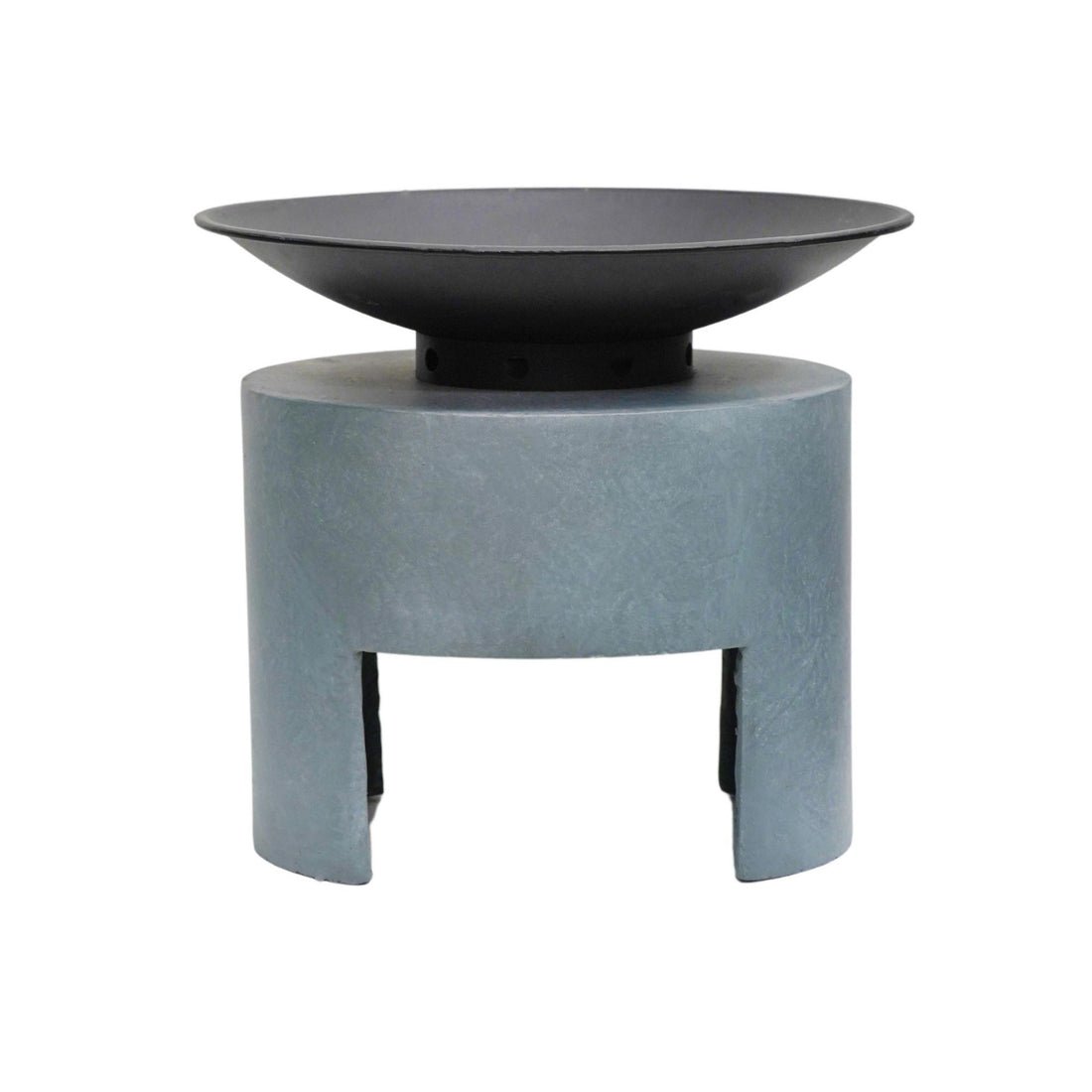 Tyw Fire Pit & Oval Console Cement - Skandi London