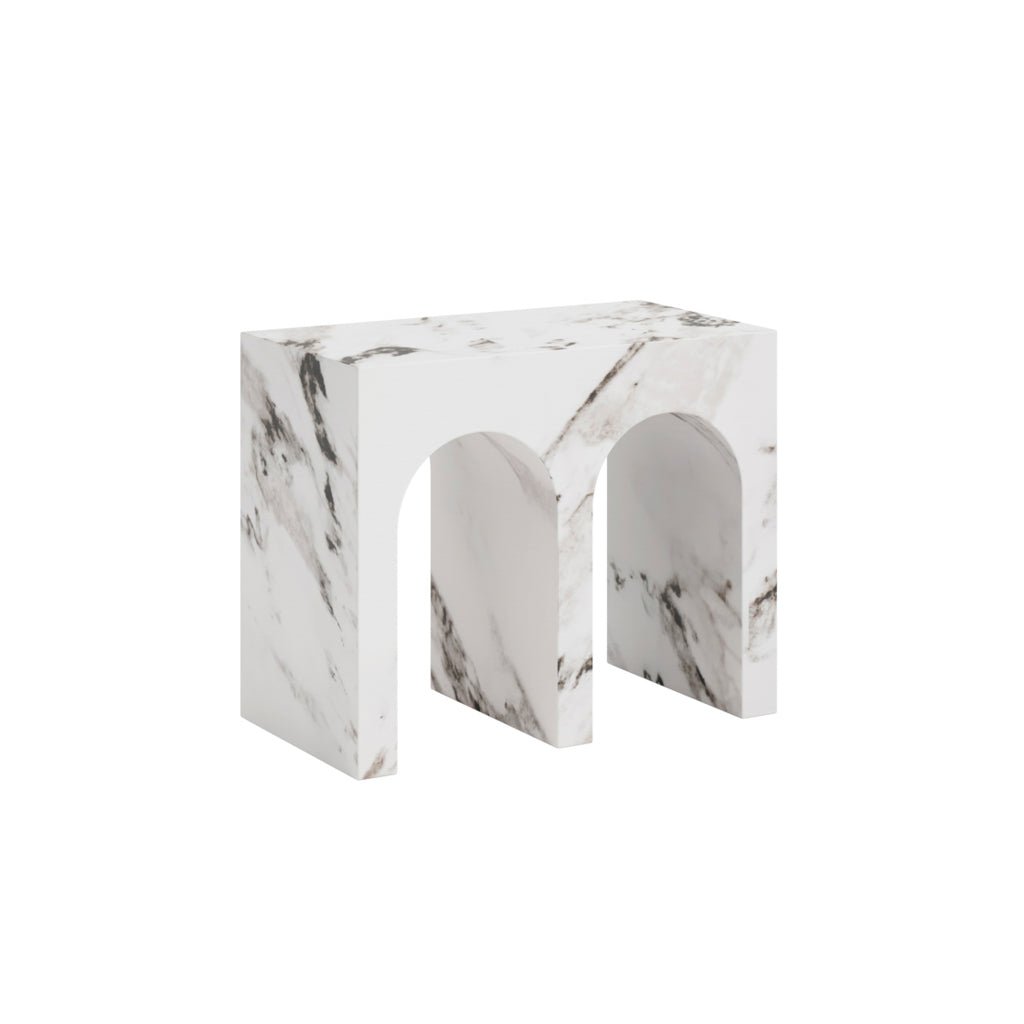 Nova Calacatta Large Side Table - Skandi London