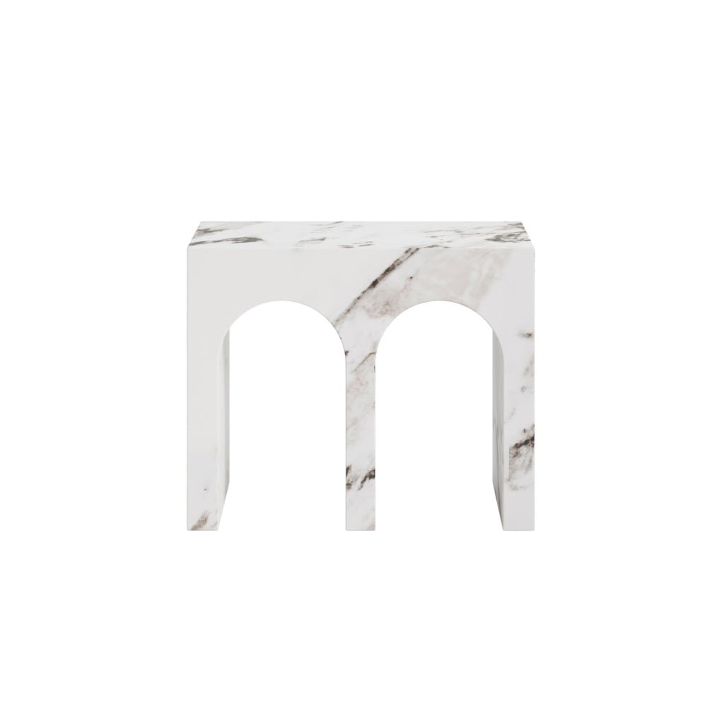 Nova Calacatta Large Side Table - Skandi London