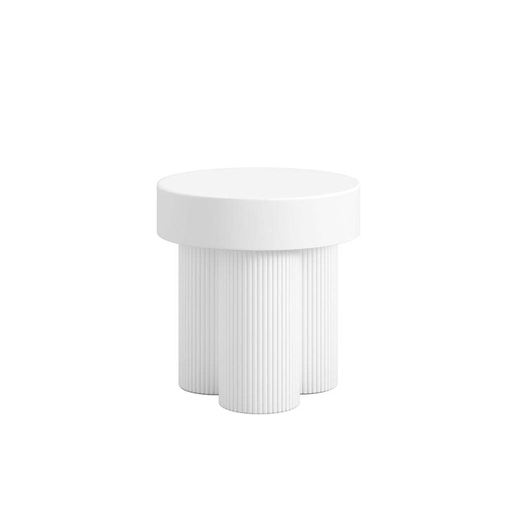 Nova White Side Table - Skandi London