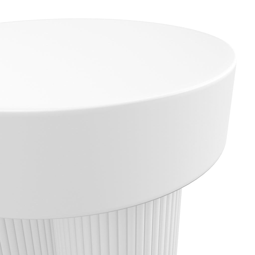 Nova White Side Table - Skandi London