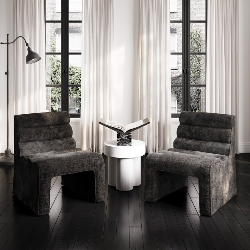 Nova White Side Table - Skandi London