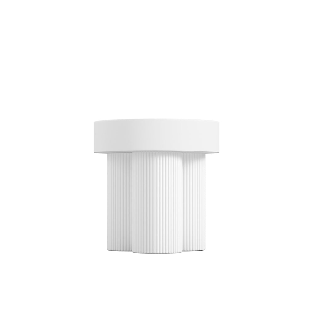 Nova White Side Table - Skandi London