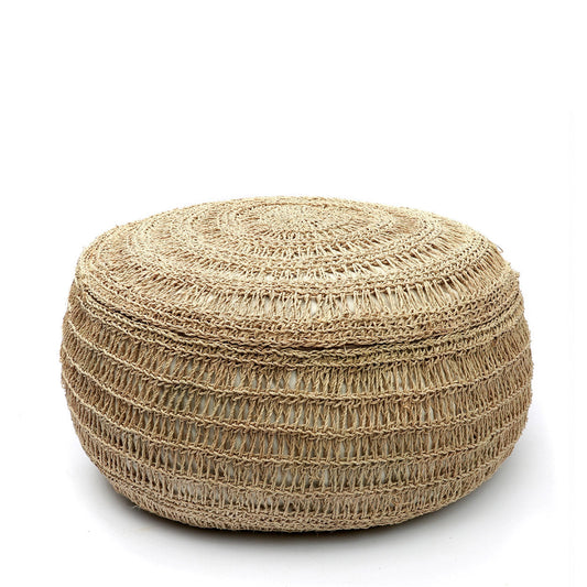 The Seagrass Pouffe - Natural - Medium
