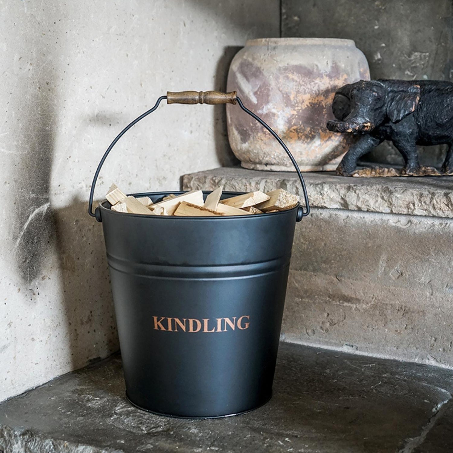 Grenivik Oynx Kindling Bucket - Skandi London
