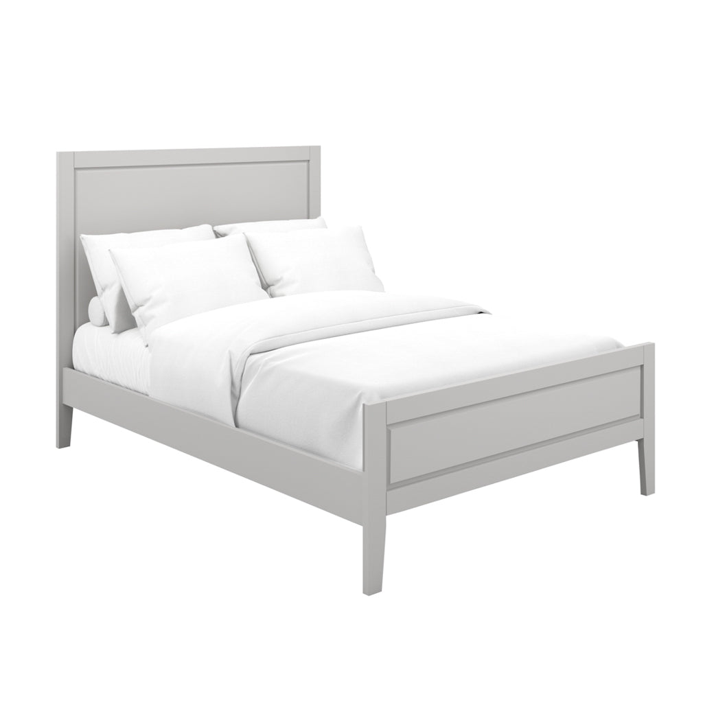 Soho Nordic Cement Grey Double Bed - Skandi London