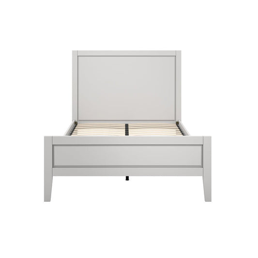 Soho Nordic Cement Grey Double Bed - Skandi London