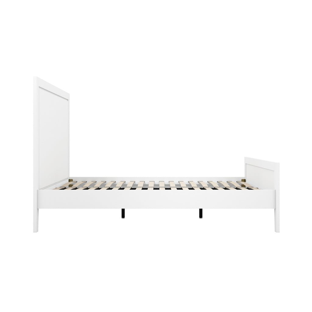 Soho Nordic White Double Bed - Skandi London