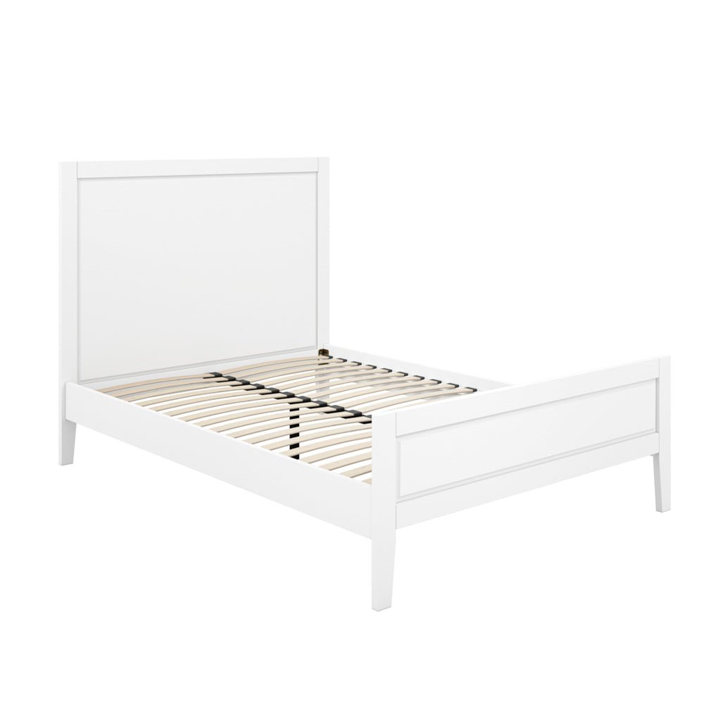 Soho Nordic White King Size Bed - Skandi London