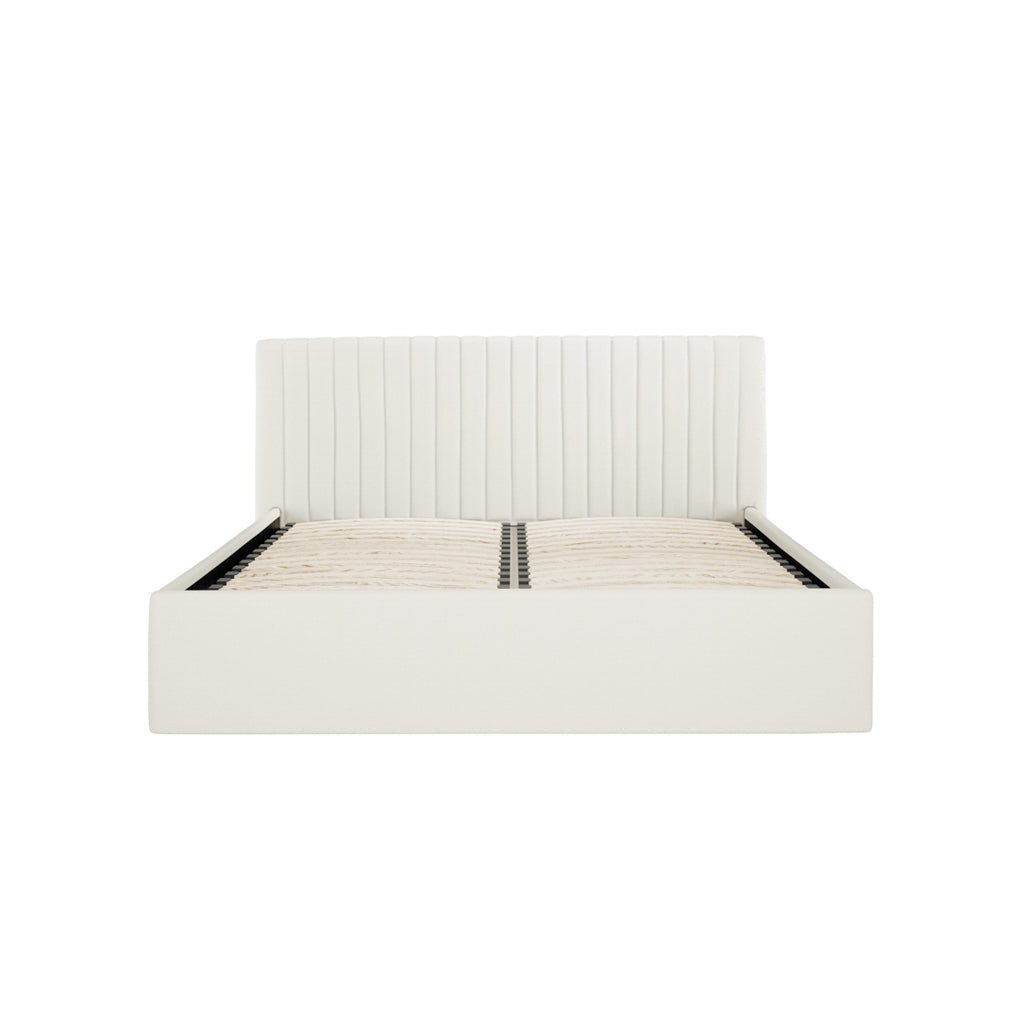 Soho Nordic Milk Ottoman King Size Bed - Skandi London