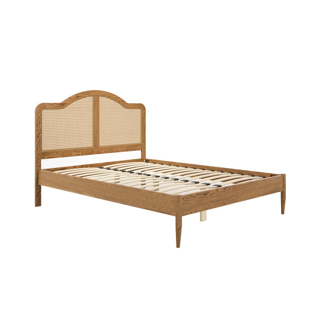 Hygge Smoked Double Bed - Skandi London