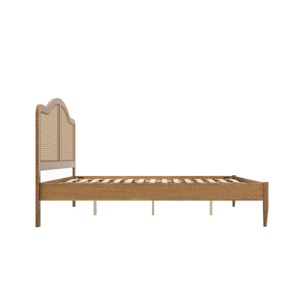 Hygge Smoked Double Bed - Skandi London