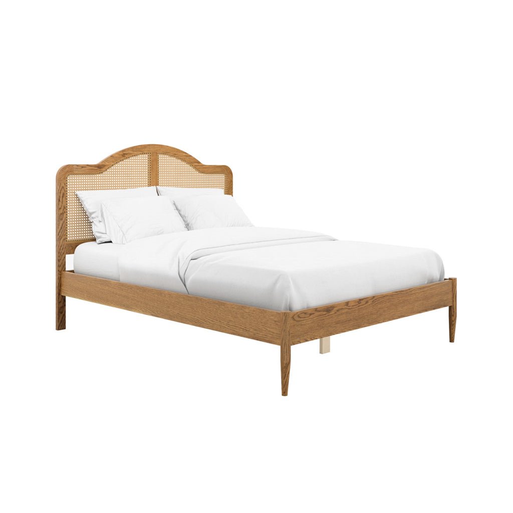 Hygge Smoked King Size Bed - Skandi London