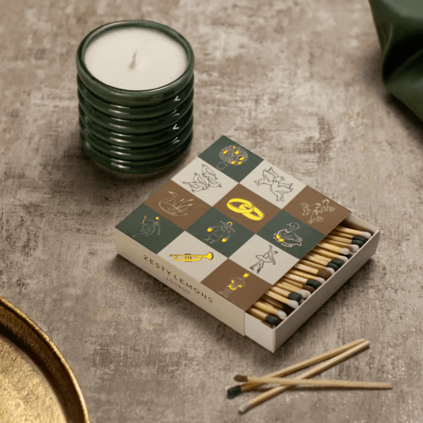 Olive Fireside Candle - Fireside