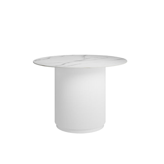 Nova Stone & White Dining Table - Skandi London