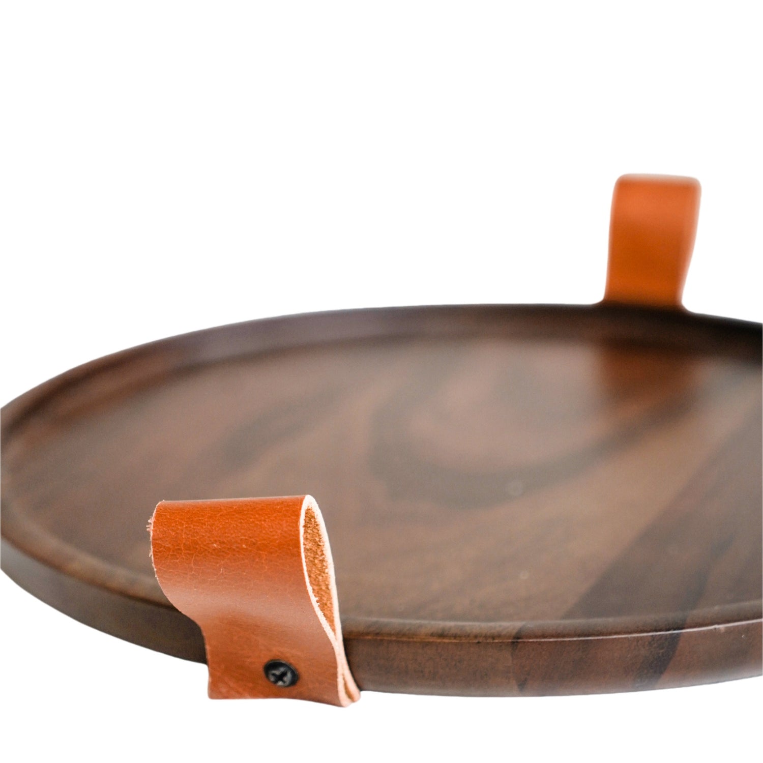 Ebeltoft Walnut Wooden Candle Plate - Skandi London