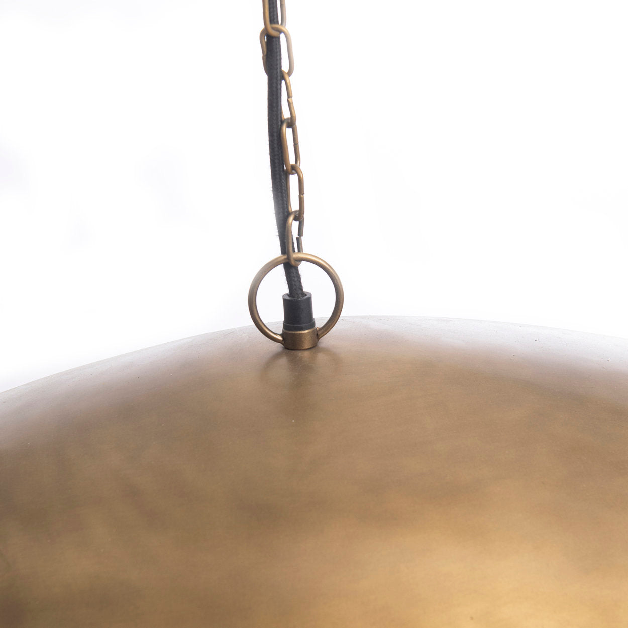 The Fortune Cookie Pendant - Brass - Extra Large