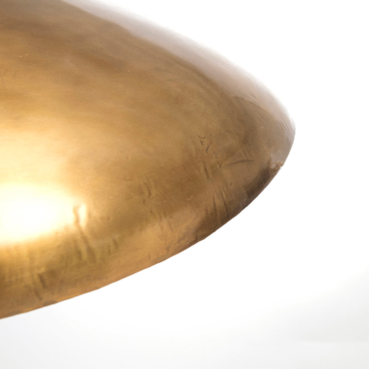The Fortune Cookie Pendant - Brass - Extra Large