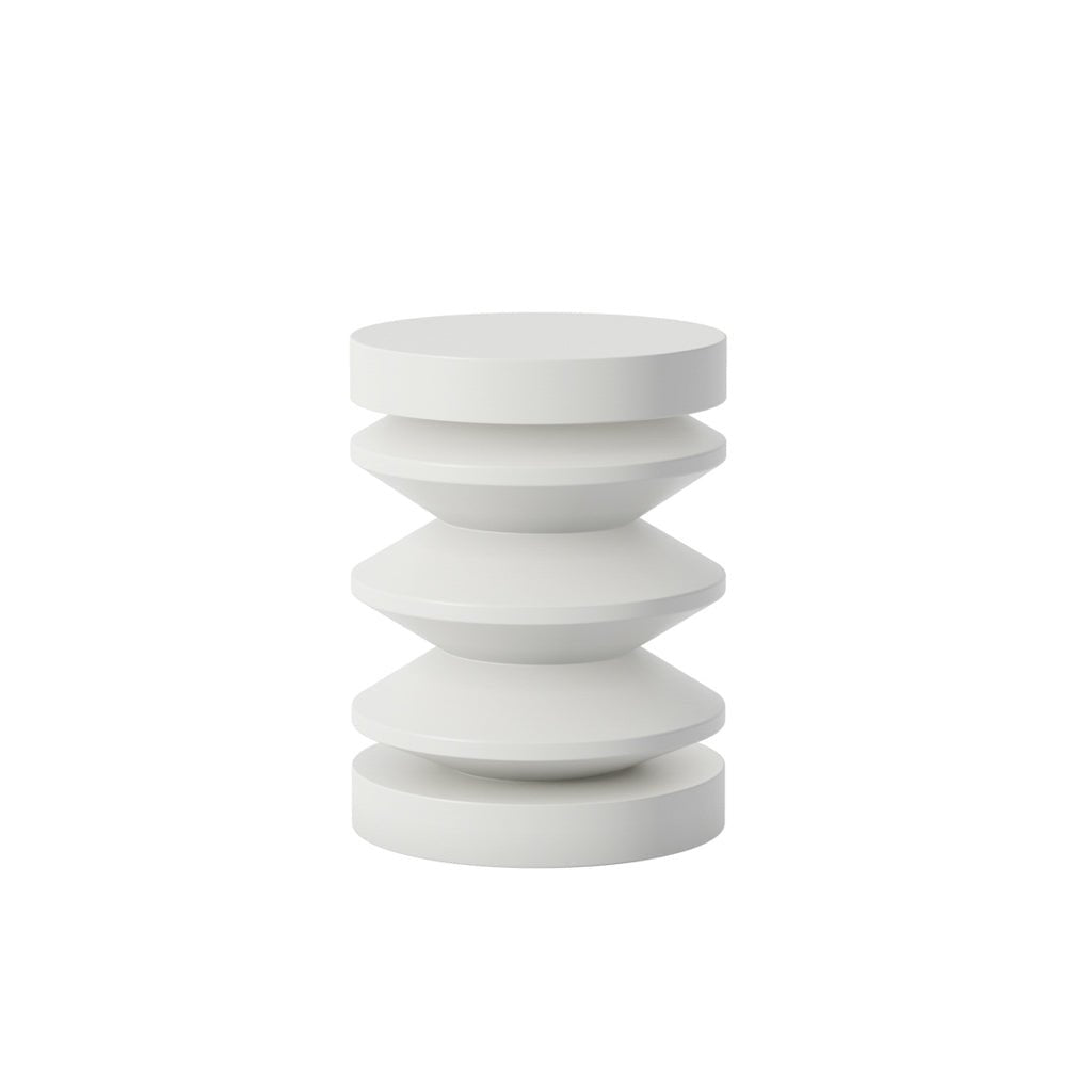 Nova White Side Table - Skandi London