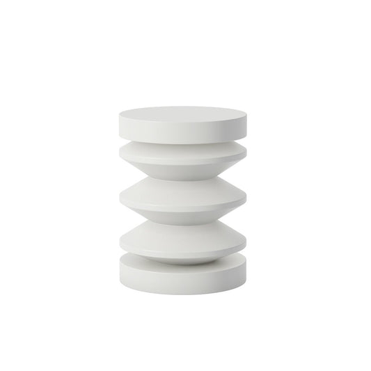 Nova White Side Table - Skandi London