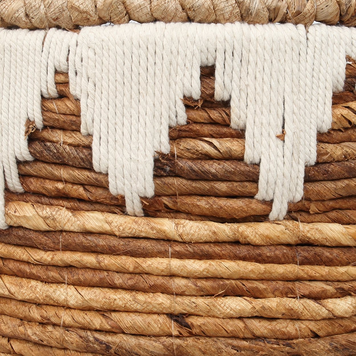 The Banana Stitched Laundry Baskets - Medium